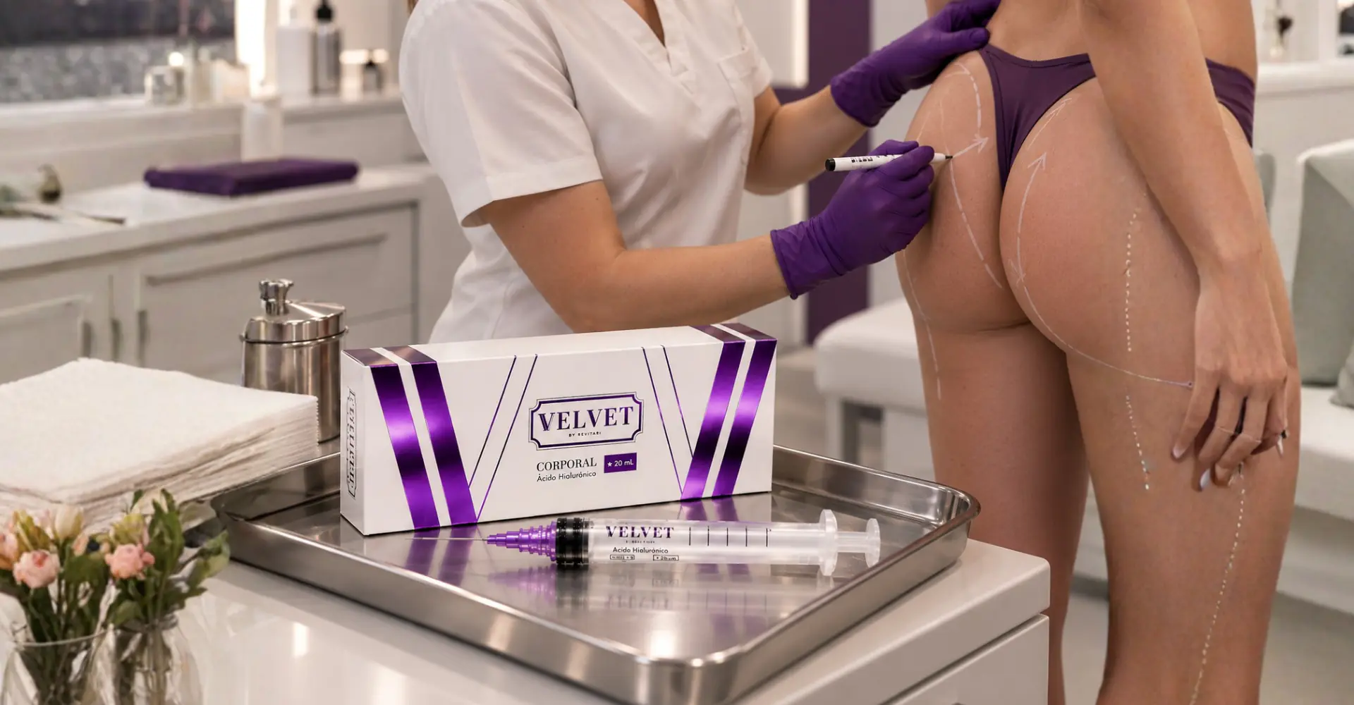 Velvet Corporal Revitari en contexto clinico